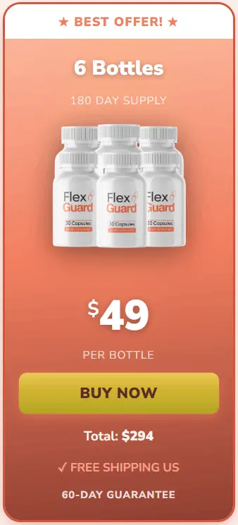 flex guard 6 bottles price